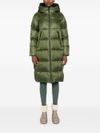 Selectric green padded puffer jacket