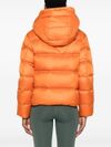 Kenid short orange padded puffer jacket