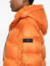 Kenid short orange padded puffer jacket