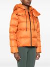 Kenid short orange padded puffer jacket