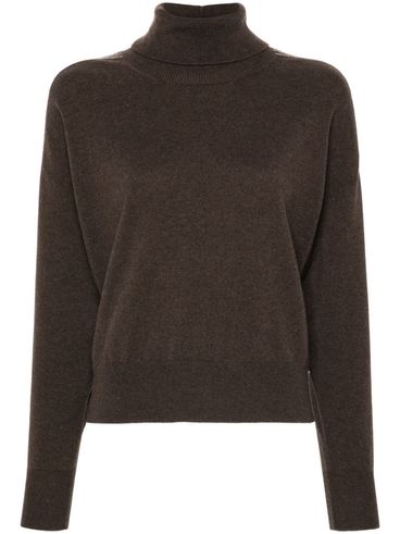 PESERICO - Wool sweater with rhinestones