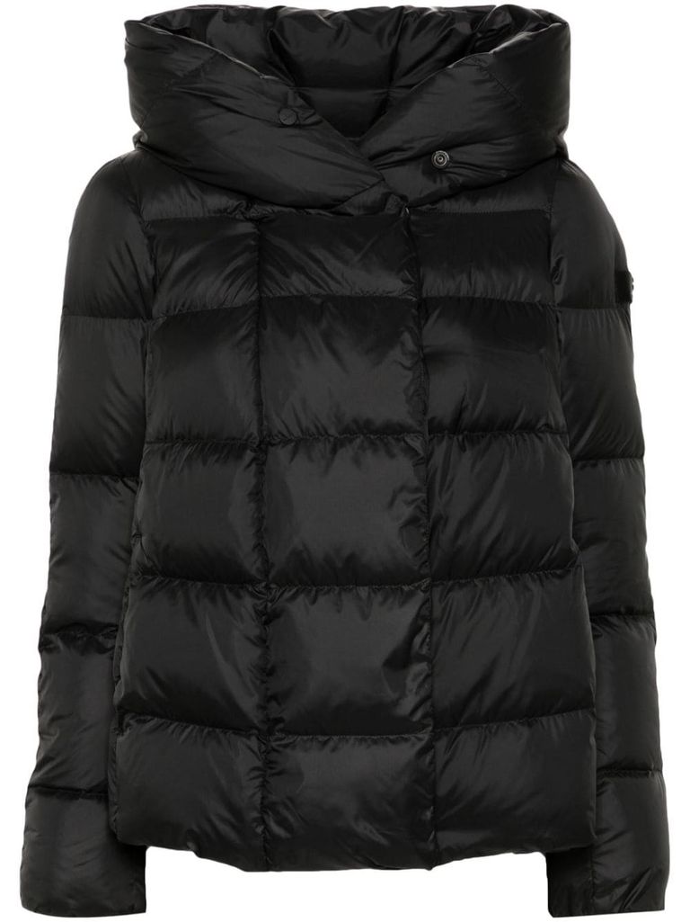 Shop Peuterey Tucano Black Padded Puffer Jacket