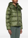 Kenid short green padded puffer jacket