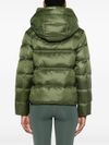 Kenid short green padded puffer jacket