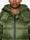 Kenid short green padded puffer jacket