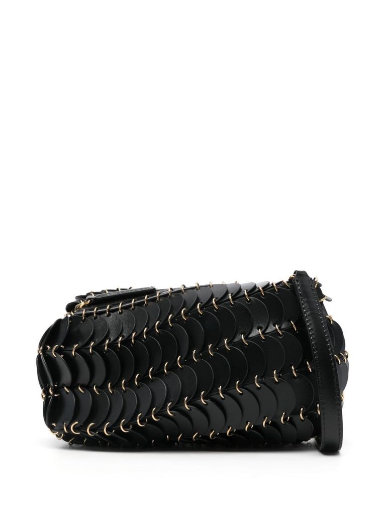 Rabanne Paco Cross Body Bag In Black