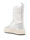 Sneakers New Hybrid High in pelle con pelliccia