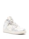 La Grande high-top sneakers with fur