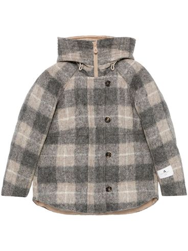 PEUTEREY - Tamboc plaid wool puffer jacket