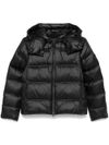 Kenid short black padded puffer jacket