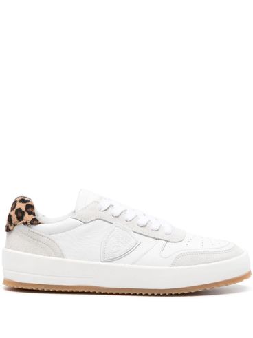 Sneakers Nice con tallone leopardato