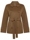 s max mara - Cappotto corto Louis con cintura