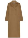 s max mara - Brown wool long Capi coat