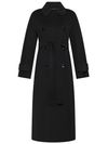 Long wool Hester coat in double-breasted