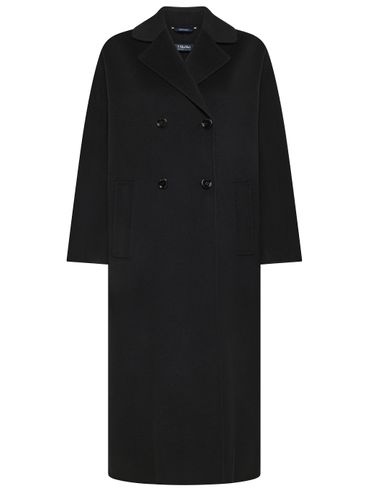 S MAX MARA - Cappotto lungo Capi in lana nero