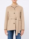 s max mara - Wool short Fiabe coat with belt - 2