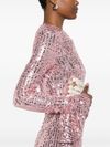 rotate - Pink short dress with sequins - 2