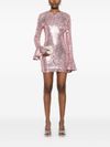 rotate - Pink short dress with sequins - 4