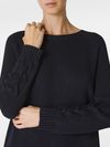 s max mara - Harald cotton sweater with woven detail - 3