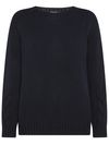 s max mara - Harald cotton sweater with woven detail