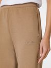 Po camel cotton sweatpants