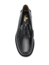 Classic Dan black leather loafers