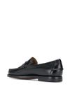 Classic Dan black leather loafers