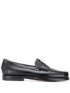 Classic Dan black leather loafers