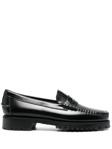 Dan Lug black leather loafers