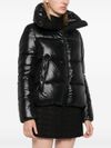 Short Isla puffer jacket in black