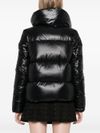 Short Isla puffer jacket in black