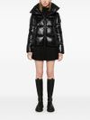 Short Isla puffer jacket in black