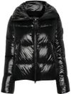 Short Isla puffer jacket in black