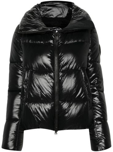 Short Isla puffer jacket in black