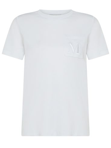 S MAX MARA - Madera white cotton T-shirt