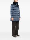 Long Dalea puffer jacket with fur