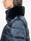 Long Dalea puffer jacket with fur