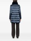 Long Dalea puffer jacket with fur