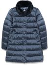 Long Dalea puffer jacket with fur