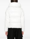 Short Isla puffer jacket in white