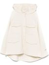 paltò - Fosca short white wool coat