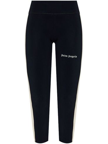 Stretch leggings with bands