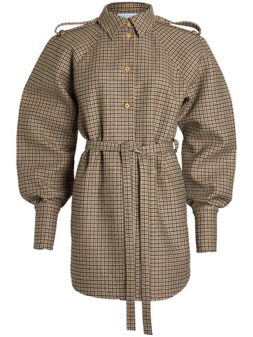 PATOU - Recycled wool Short shirt dress