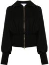 Lightweight wool bomber jacket