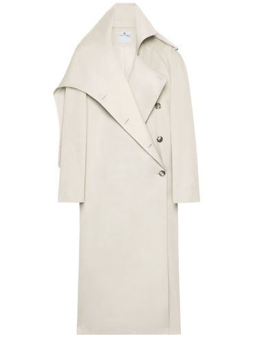 COURRÈGES - Oblique cotton trench coat