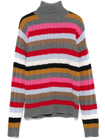 SEMI COUTURE - Marilena striped wool sweater