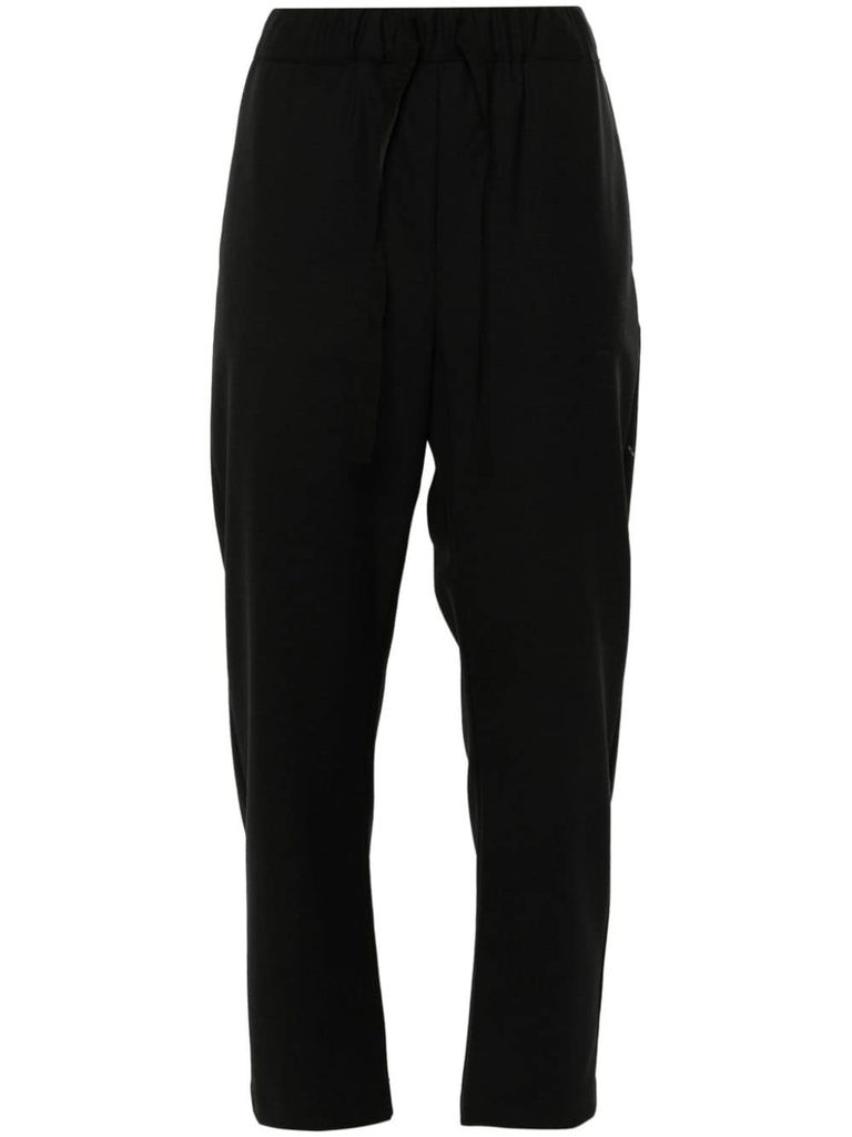 Shop Semi-couture Buddy Wool Trousers In Black