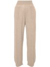 Cashmere and wool joggers