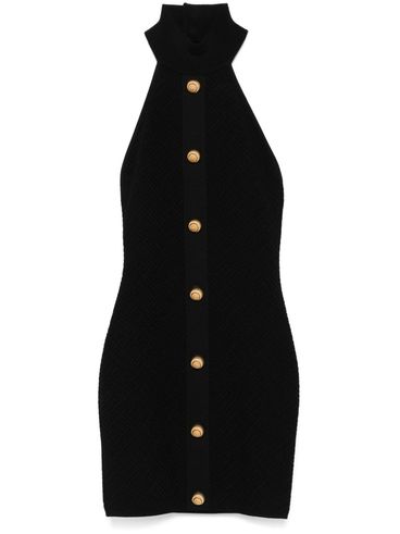 BALMAIN - Short dress with buttons