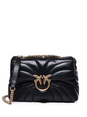 PINKO - Borsa tote Love Puff Classic imbottita in pelle